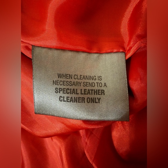 Vintage Wilson Leather Red Leather Jacket - Size M - Picture 11 of 13